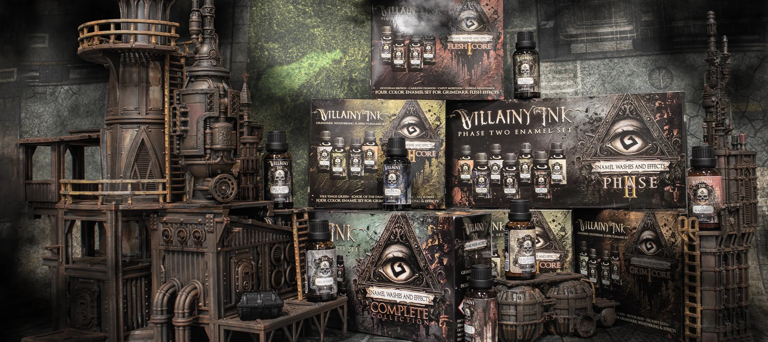 Villainy Ink Phase II: Refined Enamel Washes & Effects for Grimdark
