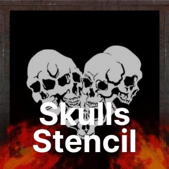 Skulls-Stencil-for-painting-and-airbrushing Urbanlystore