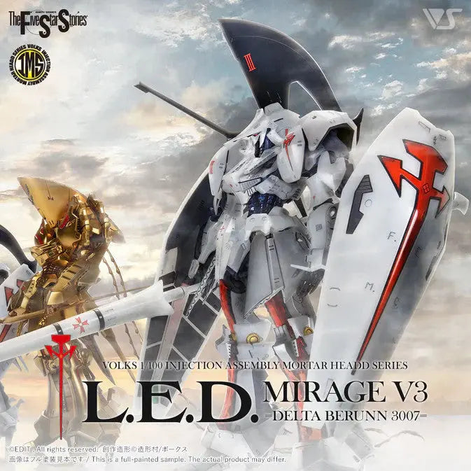 IMS 1/100 L.E.D. MIRAGE V3 =Delta Berunn 3007= Model Kit - Urbanlystore