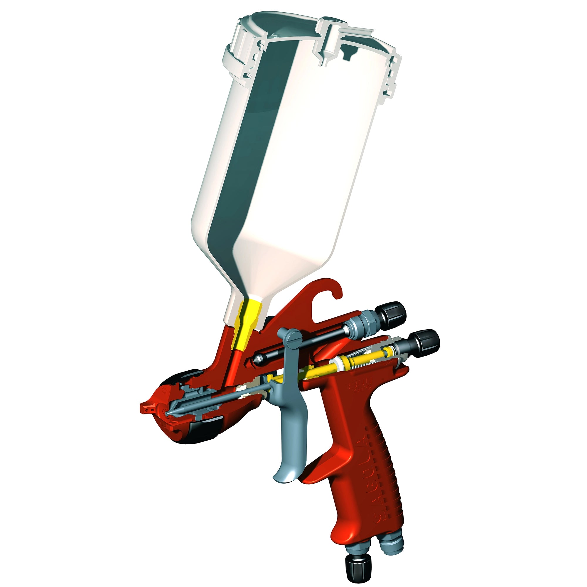 Sagola Top Rated Paint Sprayers Gravity 3300 GTO EPA Spray Gun