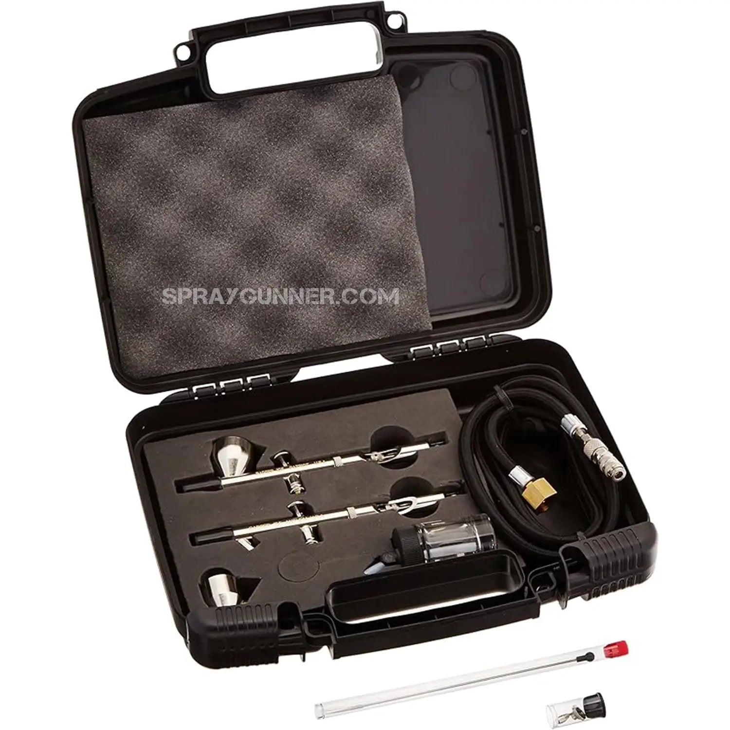 Badger Two Airbrush Set - Patriot 105 & Anthem 155 combo kit featuring dual-action airbrushes for precision painting and smooth spray control.