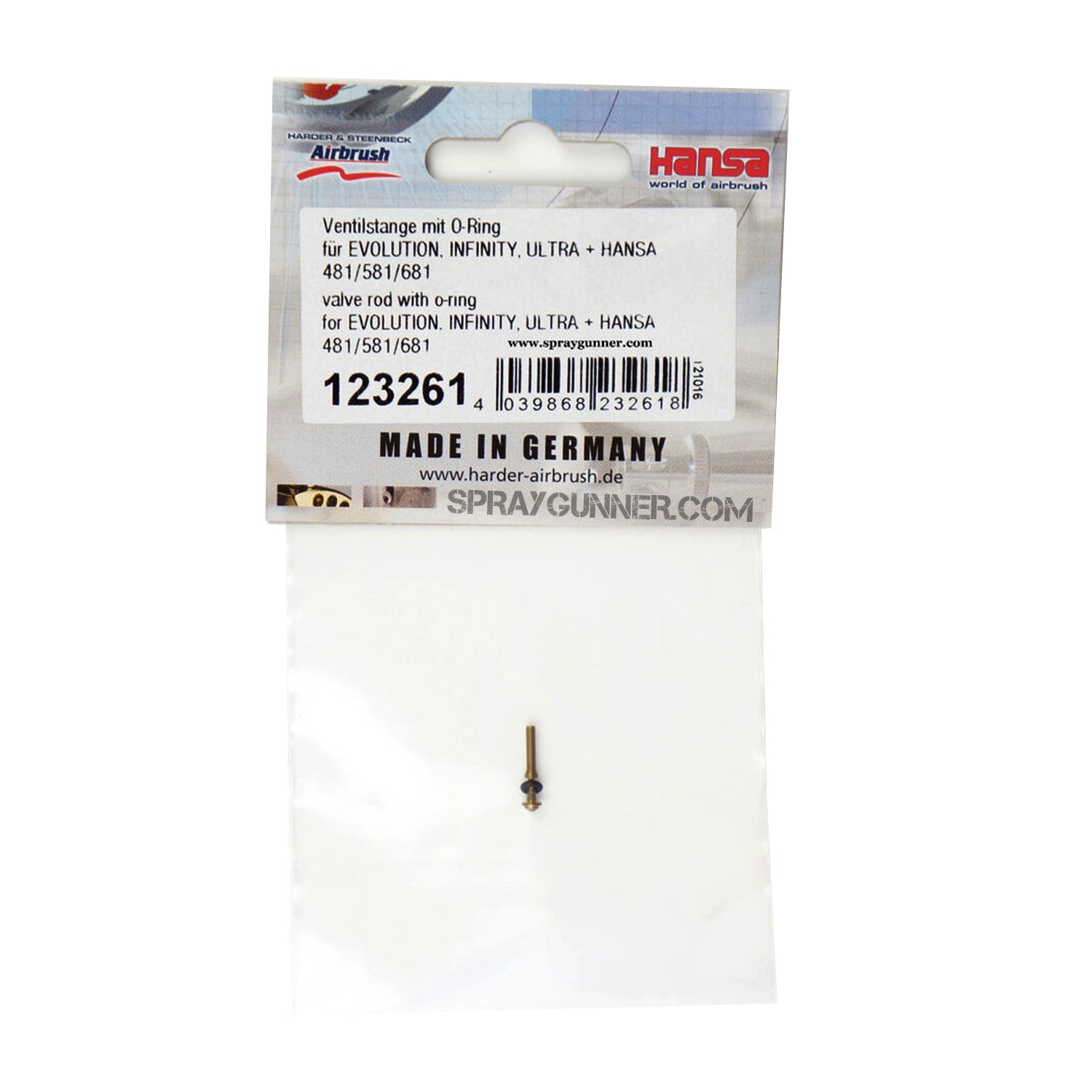 Valve Rod for Infinity, Evolution, ULTRA & HANSA airbrush - Urbanlystore