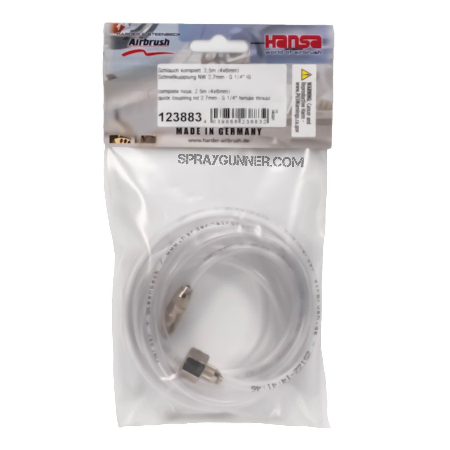 Air Hose 7.5ft quick coupling-1/4" - Urbanlystore