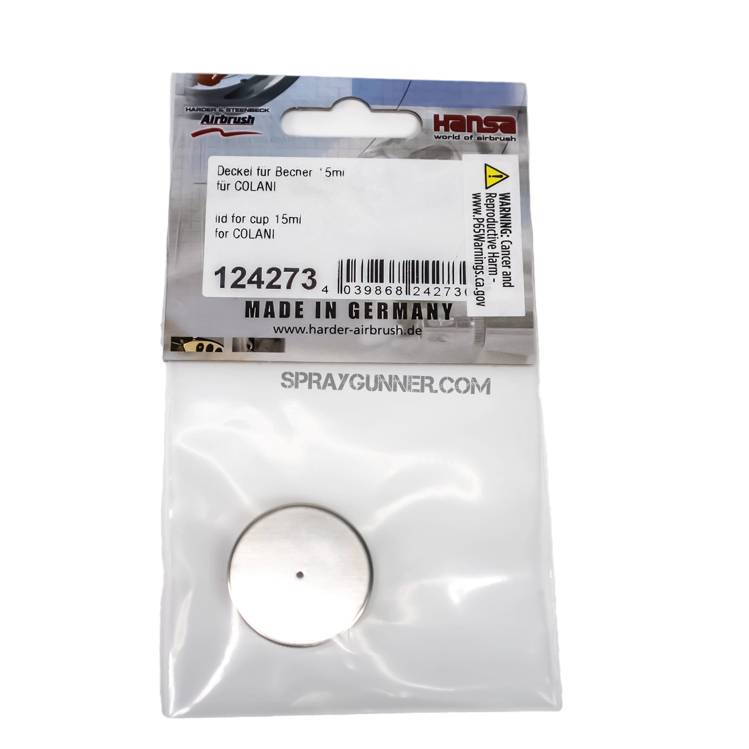 Harder & Steenbeck Lid for 15ml Cup - Urbanlystore