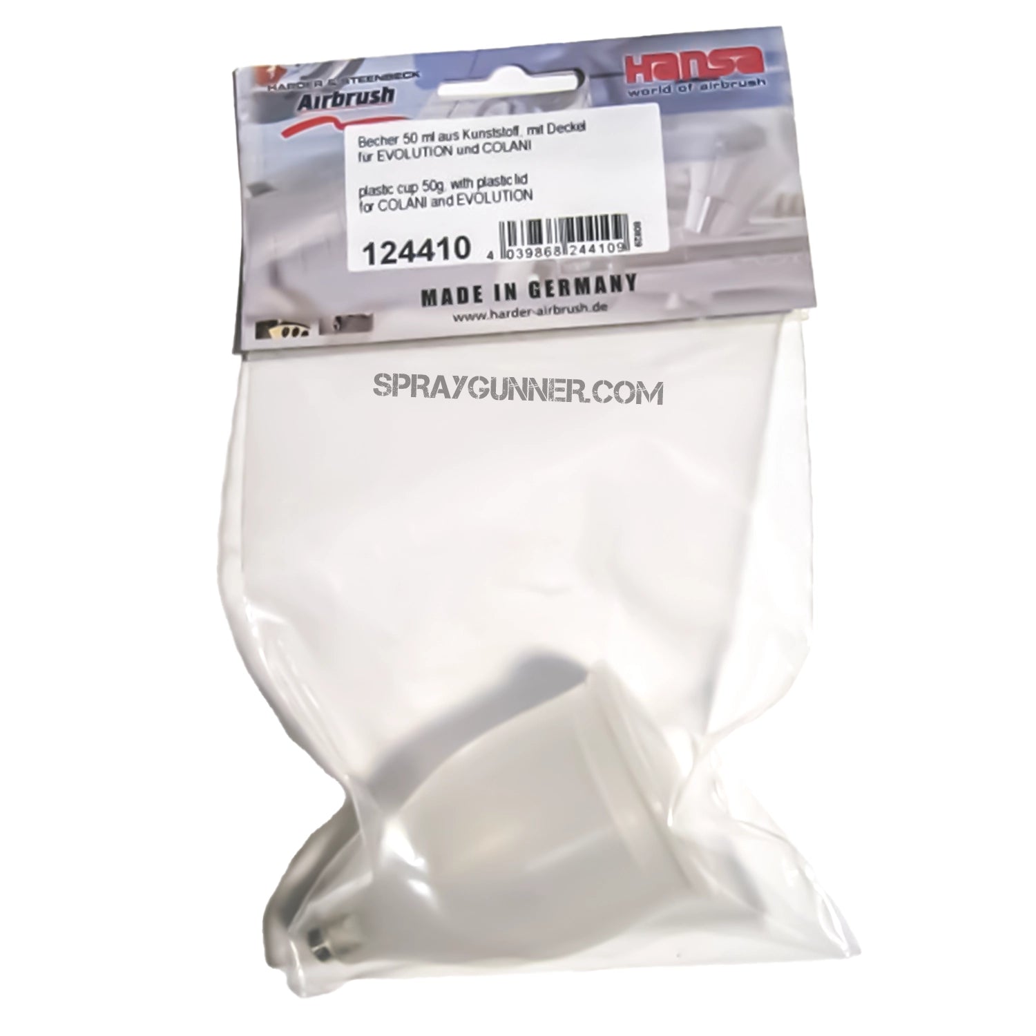 Plastic cup 50ml for Harder & Steenbeck - Urbanlystore