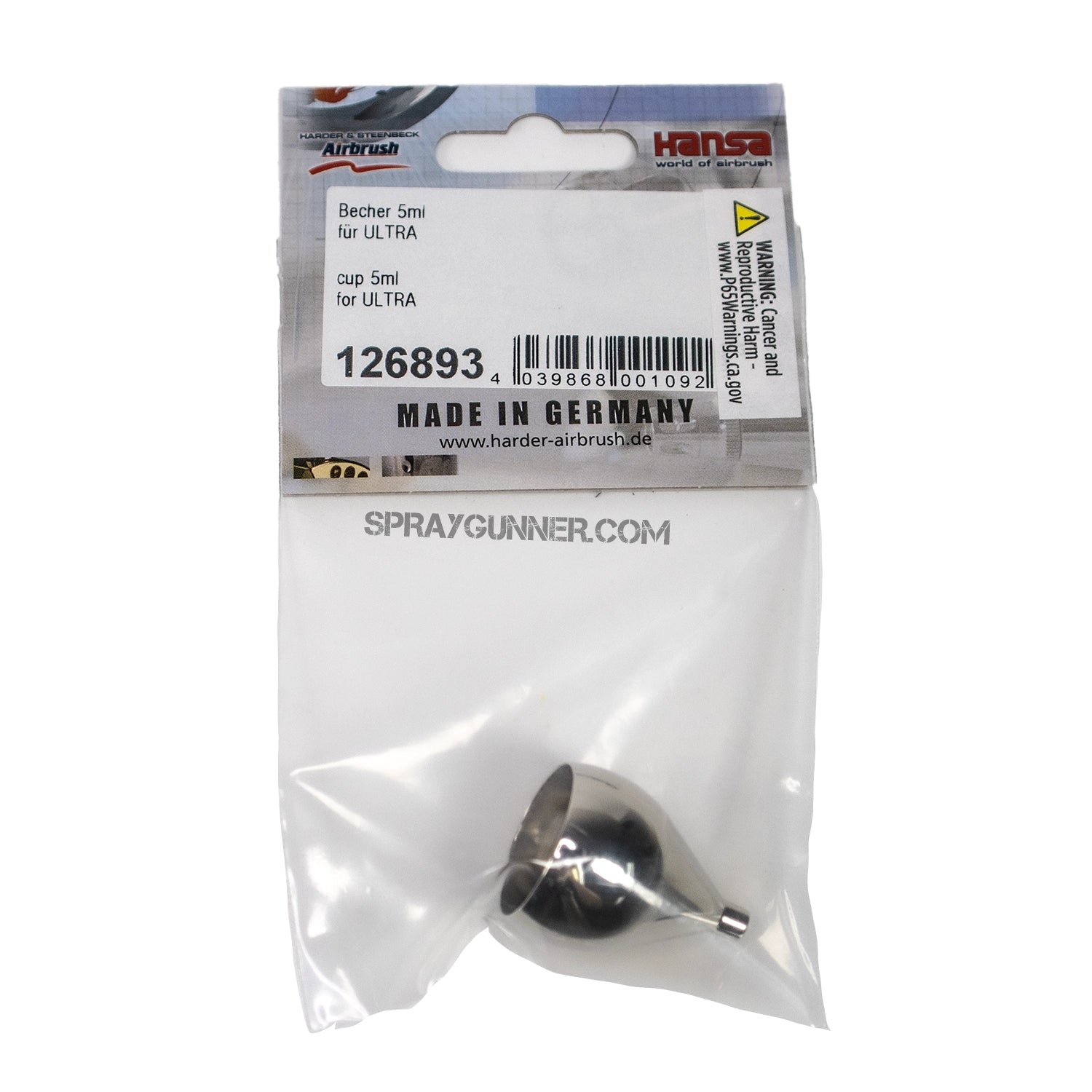 5ml Cup for Harder & Steenbeck ULTRA Airbrushes - Urbanlystore