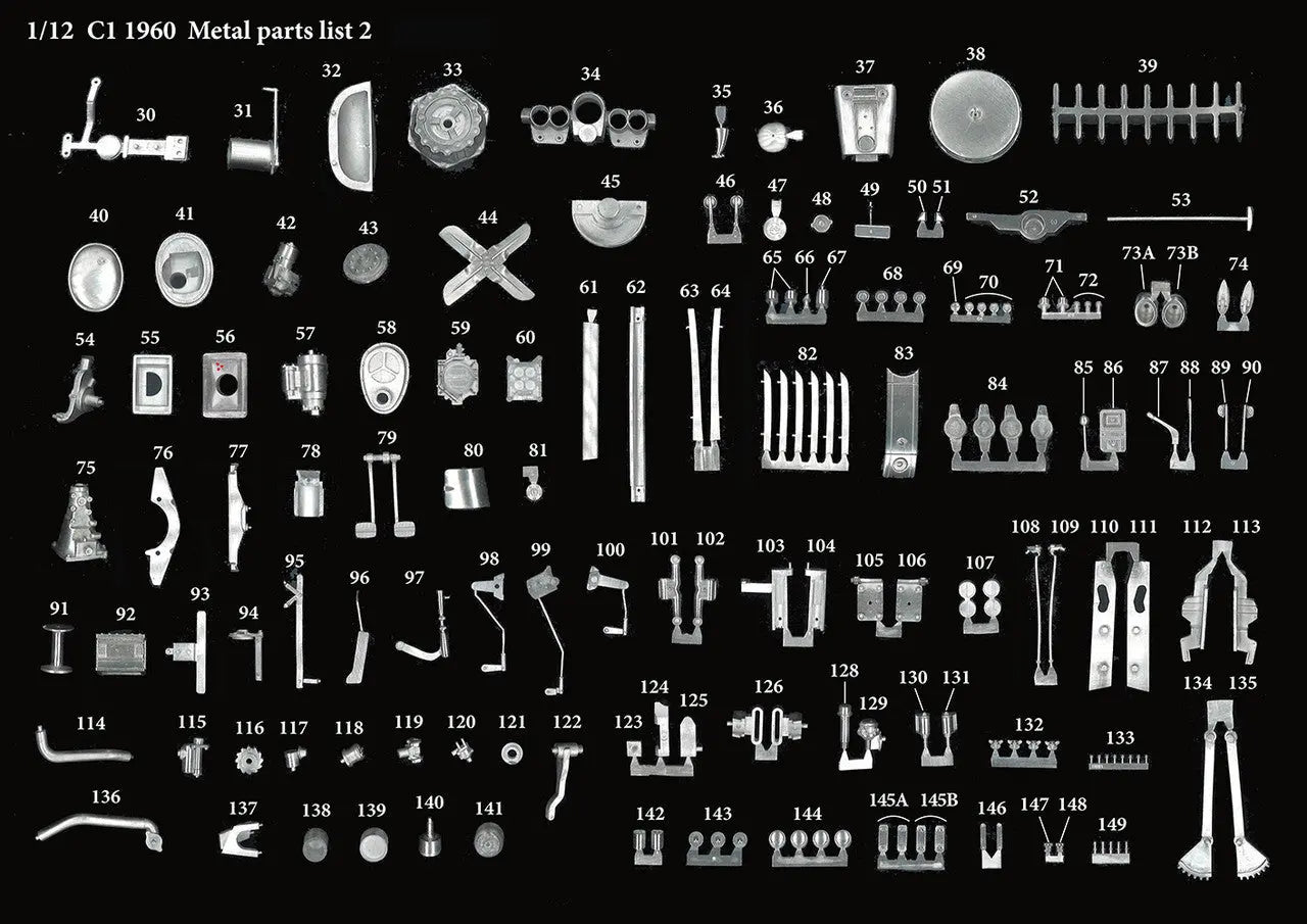 MODEL FACTORY HIRO: 1/12scale Fulldetail Kit : C1 [1960] - Urbanlystore