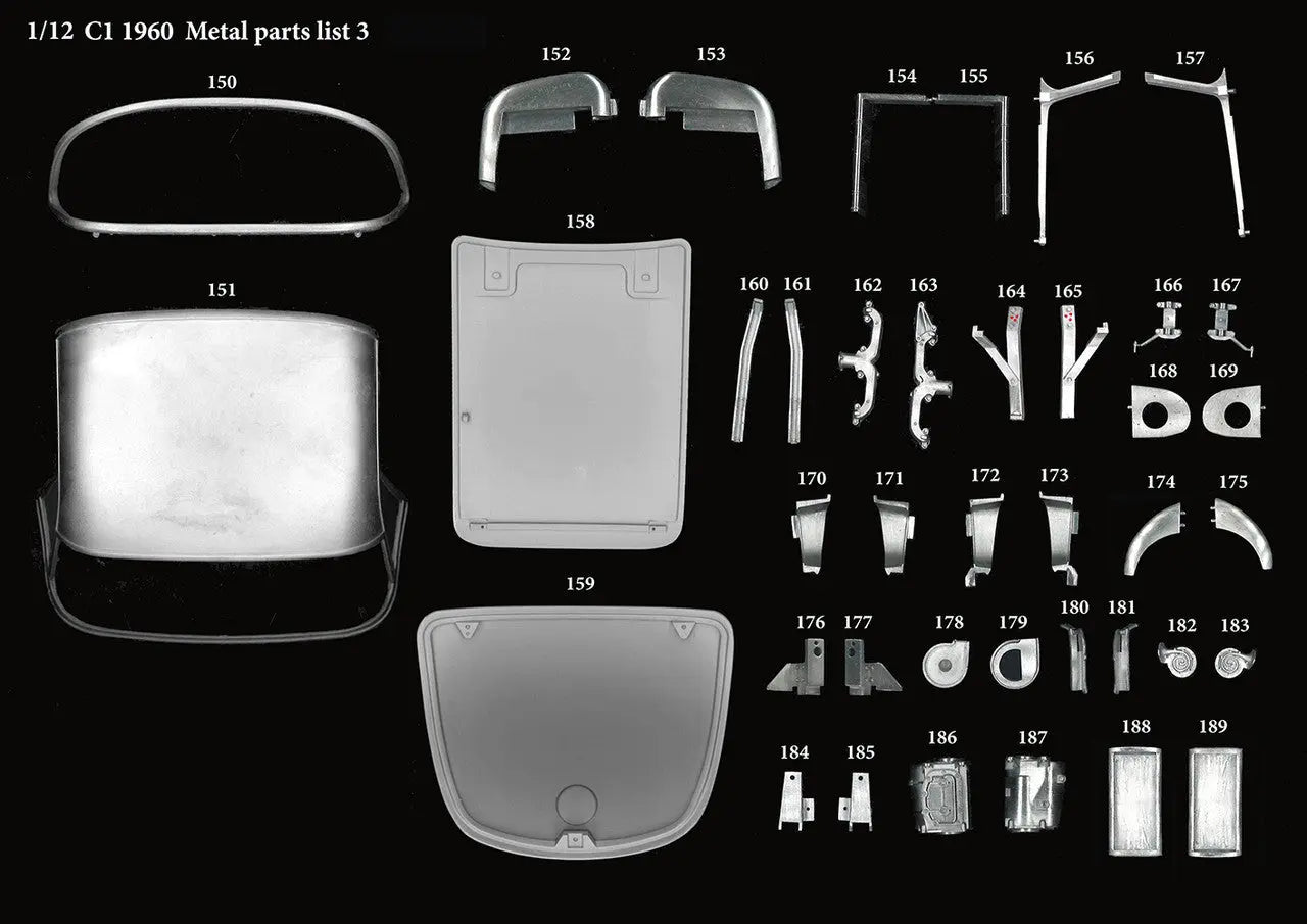 MODEL FACTORY HIRO: 1/12scale Fulldetail Kit : C1 [1960] - Urbanlystore