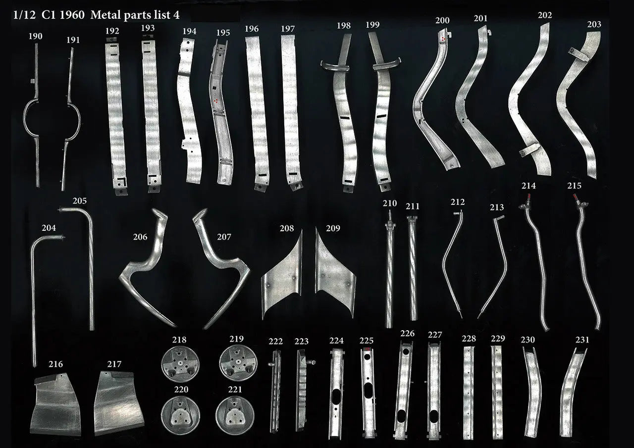 MODEL FACTORY HIRO: 1/12scale Fulldetail Kit : C1 [1960] - Urbanlystore