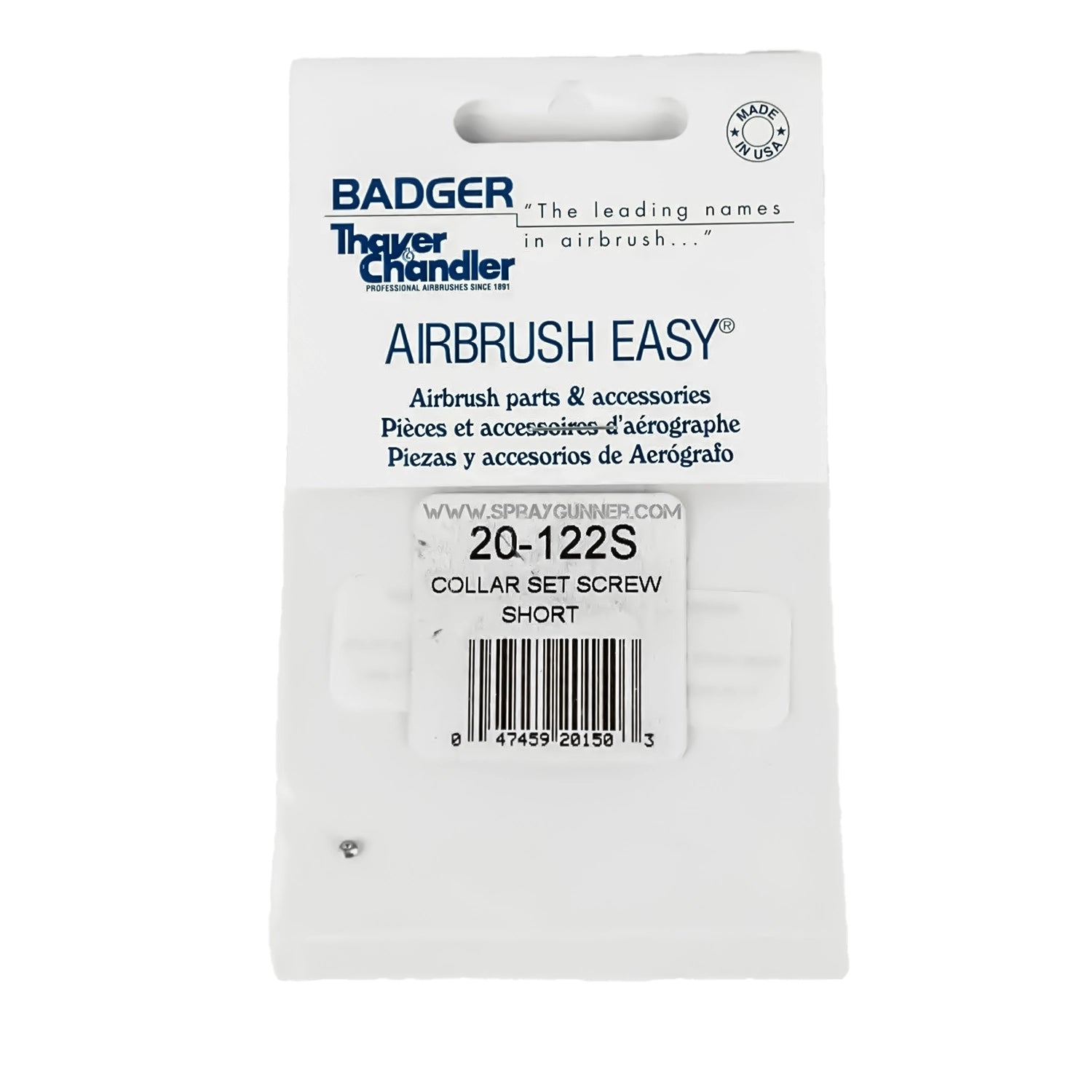 BADGER SOTAR 20-122S short screw for collar - Urbanlystore