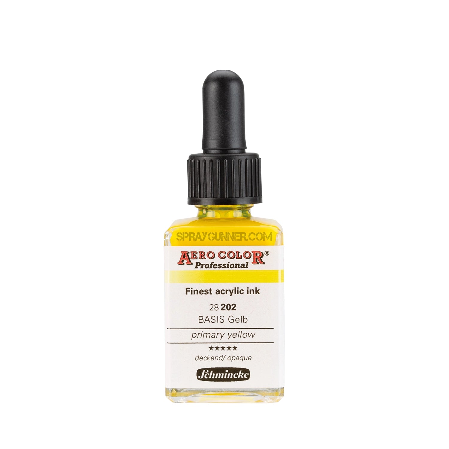 Schmincke AERO COLOR Professional Acrylic Ink: Primary Yellow 28 ml - Urbanlystore
