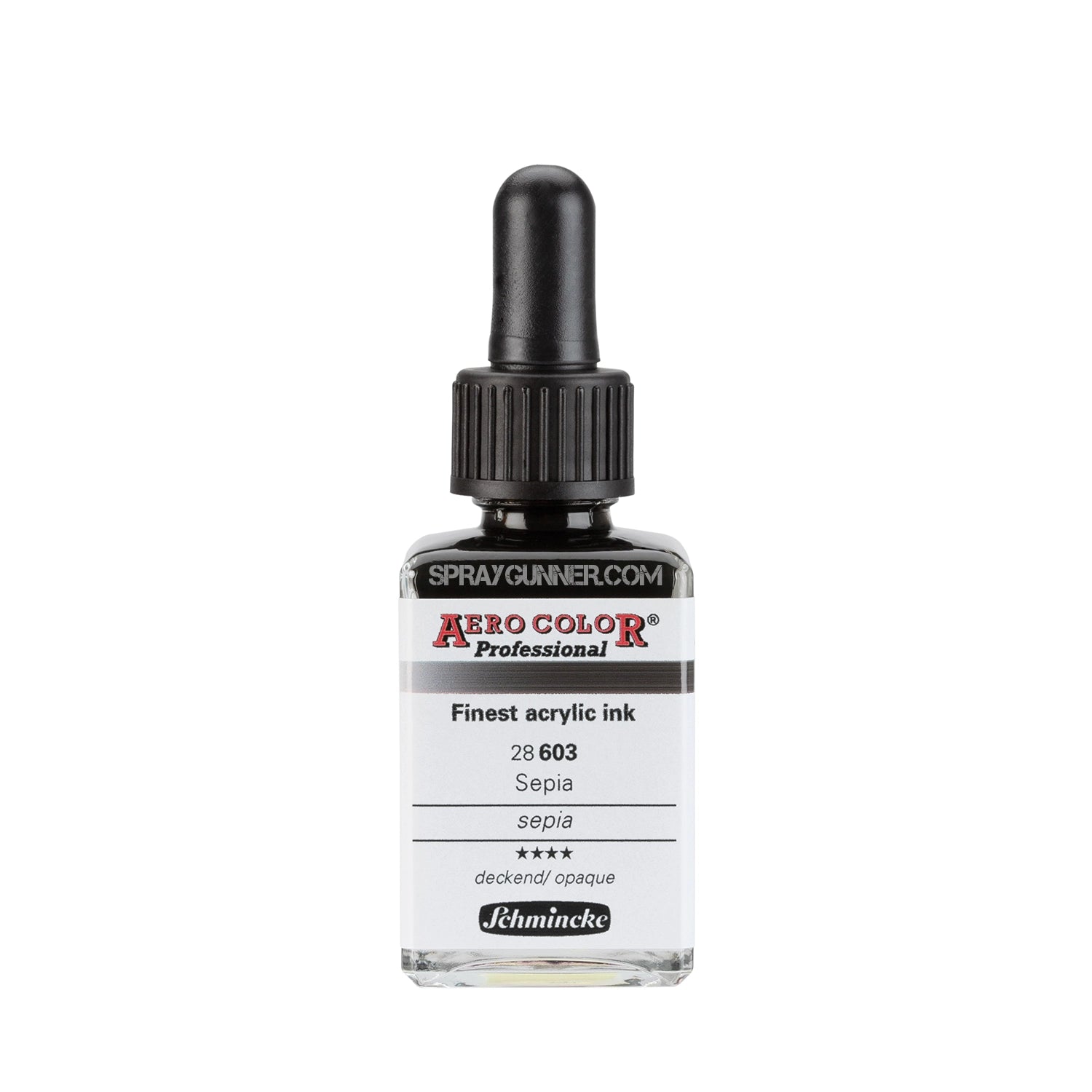 Schmincke AERO COLOR Professional Acrylic Ink: Sepia 28 ml - Urbanlystore