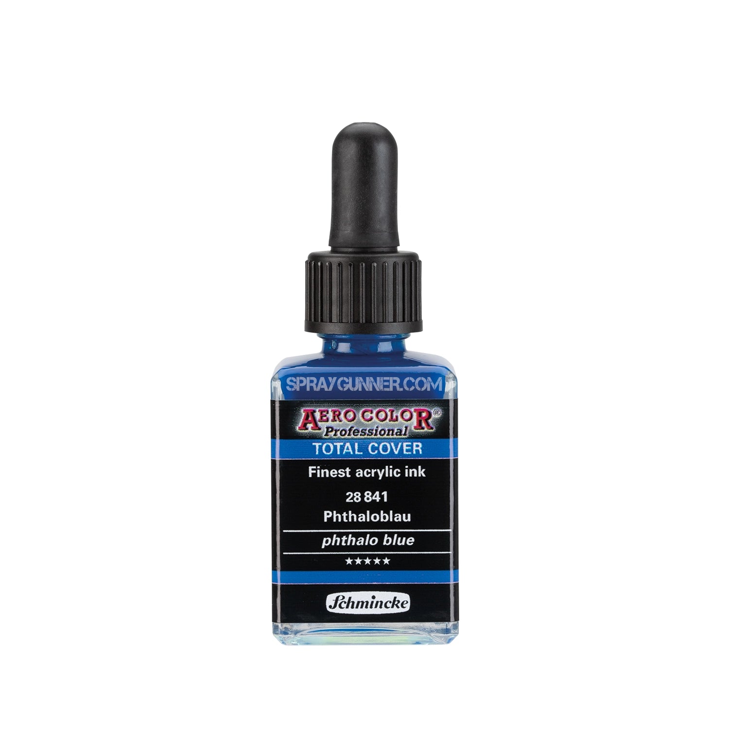Schmincke AERO COLOR Professional Acrylic Ink Total Cover: Phthalo Blue 28 ml - Urbanlystore