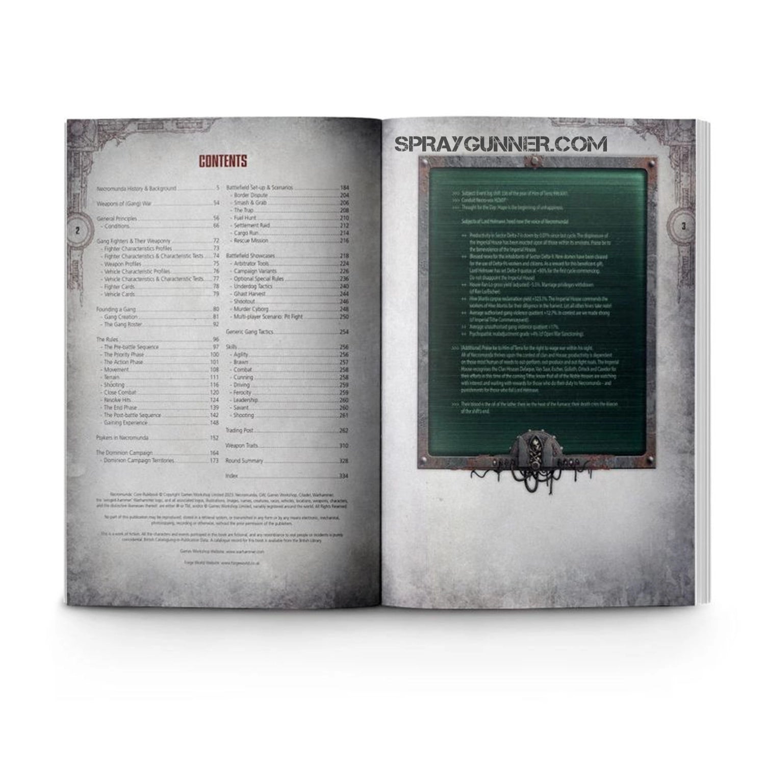 Warhammer 40k NECROMUNDA: RULEBOOK (ENGLISH) - Urbanlystore