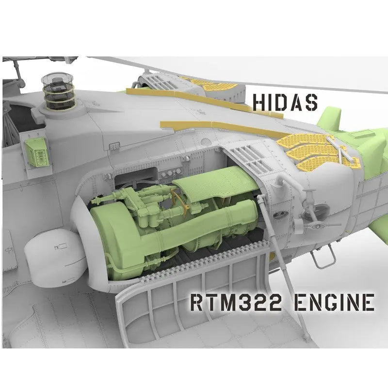1/35 AH Mk.1 Apache Attack Helicopter Model Kit - Urbanlystore