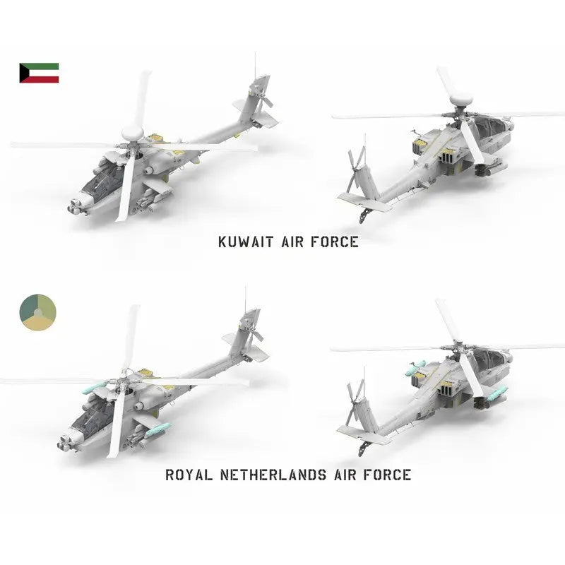 1/35 D" Of the World AH-64D Attack Helicopter (Limited Edition) Model Kit - Urbanlystore