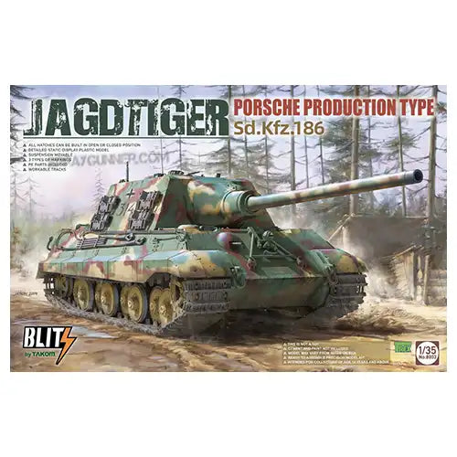 Takom 8003 1/35 Jagdtiger Porsche Production Type Sd.Kfz186
