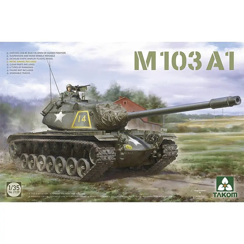 TAKOM 1/35 M103 A1 Model Kit - Urbanlystore