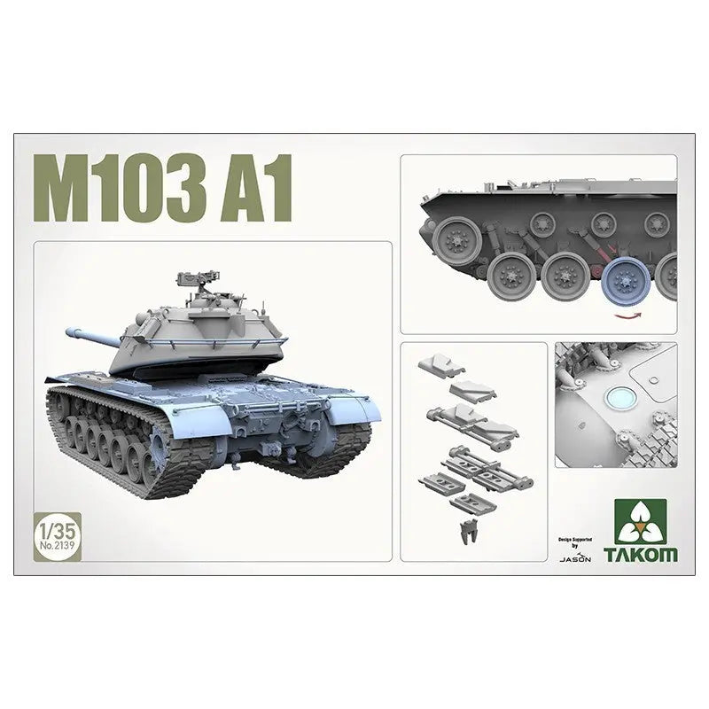 TAKOM 1/35 M103 A1 Model Kit - Urbanlystore