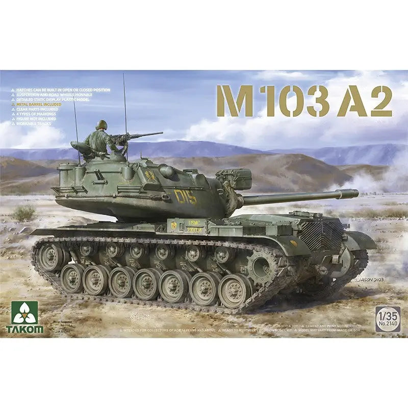 TAKOM 1/35 M103 A2 Model Kit - Urbanlystore