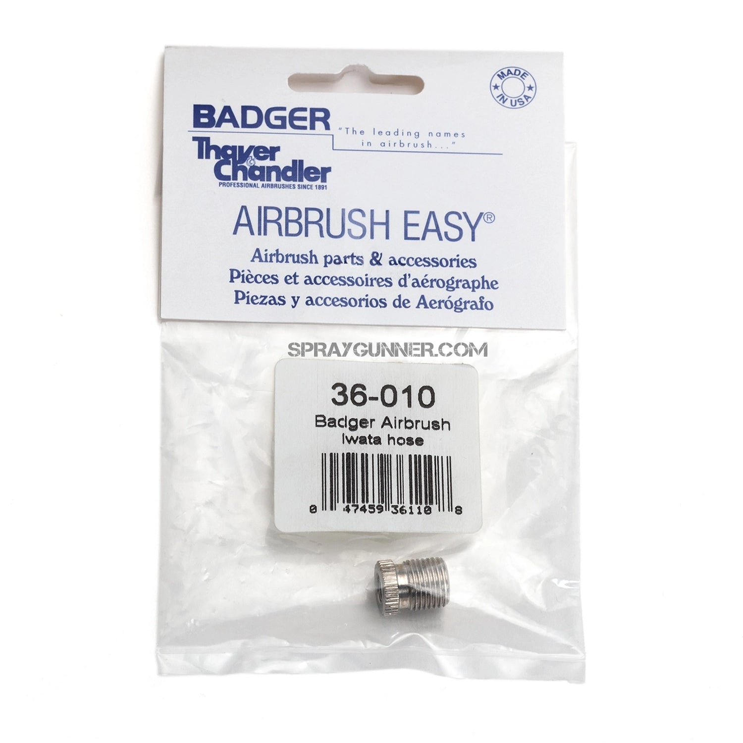 Badger airbrush adapter to 1/8" hose - Urbanlystore