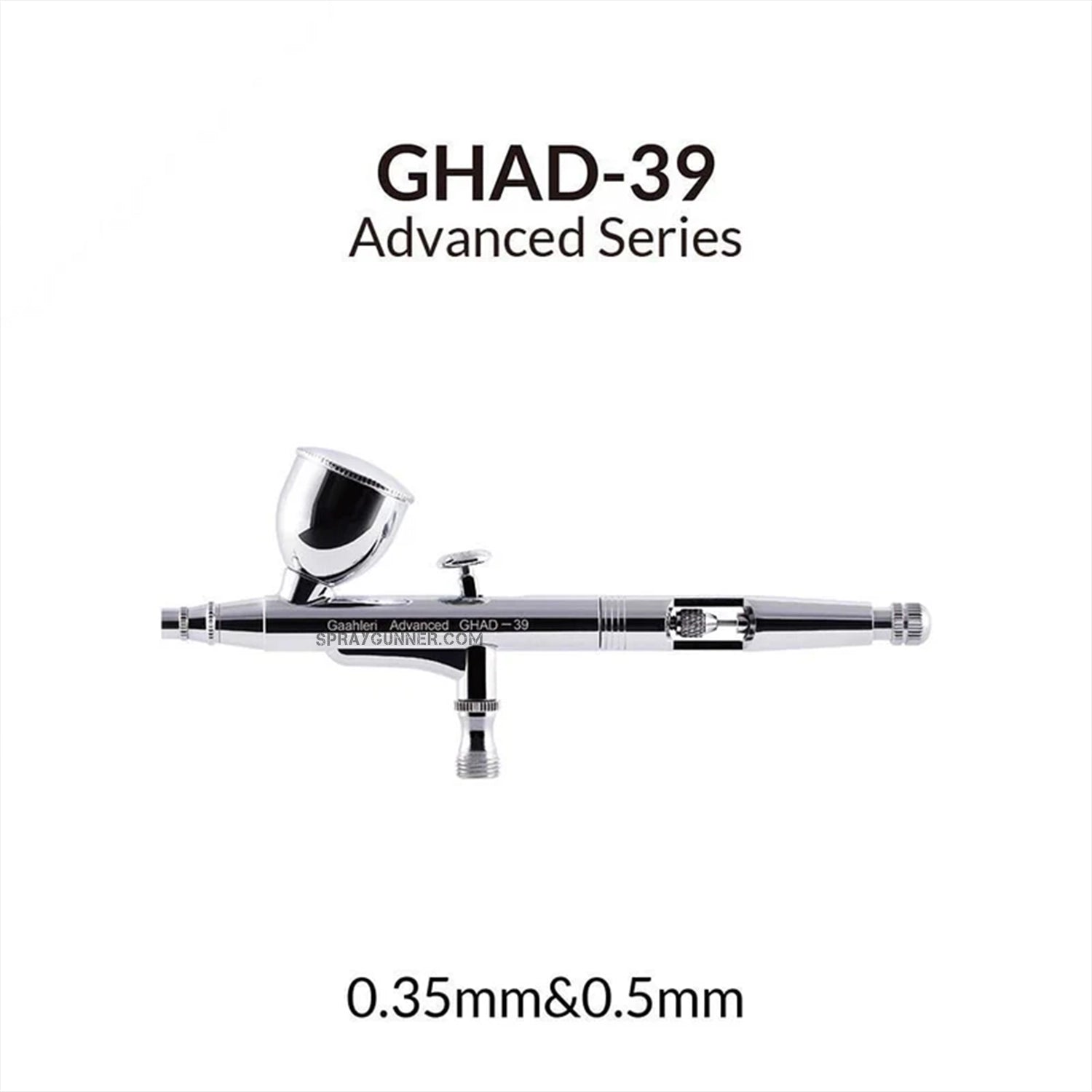 For complex airbrushing jobs, the GAAHLERI GHAD 39 Advanced Series Airbrush offers precise control, a smooth airflow, and an ergonomic design.