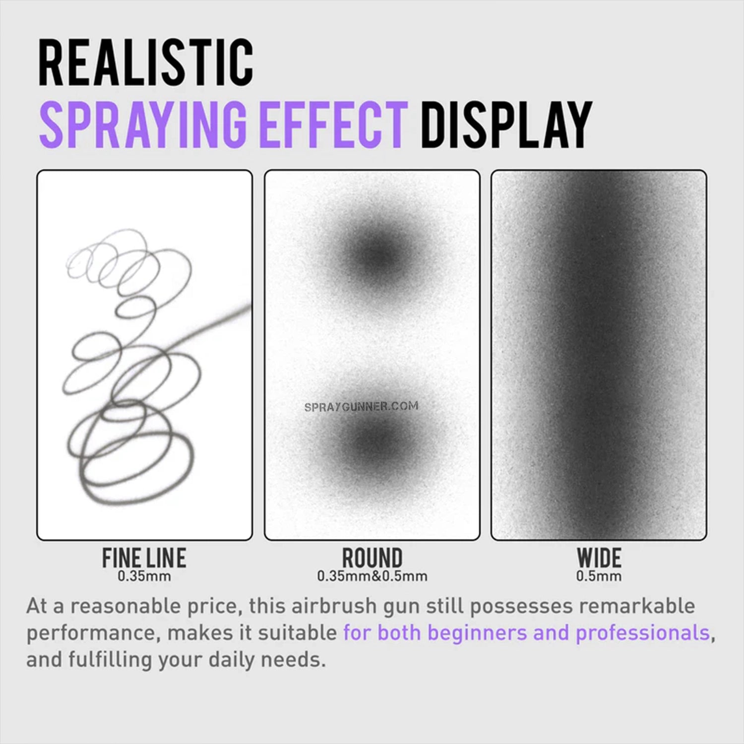 The ergonomic design, smooth airflow, and precise control of the GAAHLERI GHAD 39 Advanced Series Airbrush make it the ideal tool for complex airbrushing tasks.