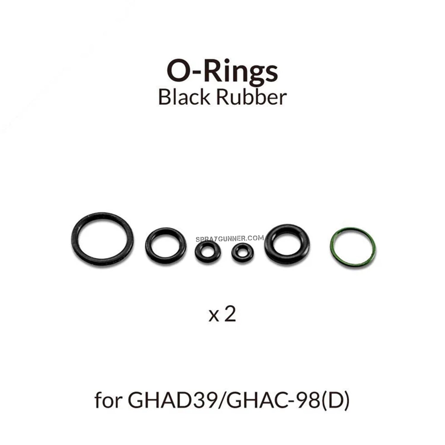 GAAHLERI Airbrush Black O-Ring for Airbrushes for GHAD-39/GHPM-65/GHAC-98D - Urbanlystore