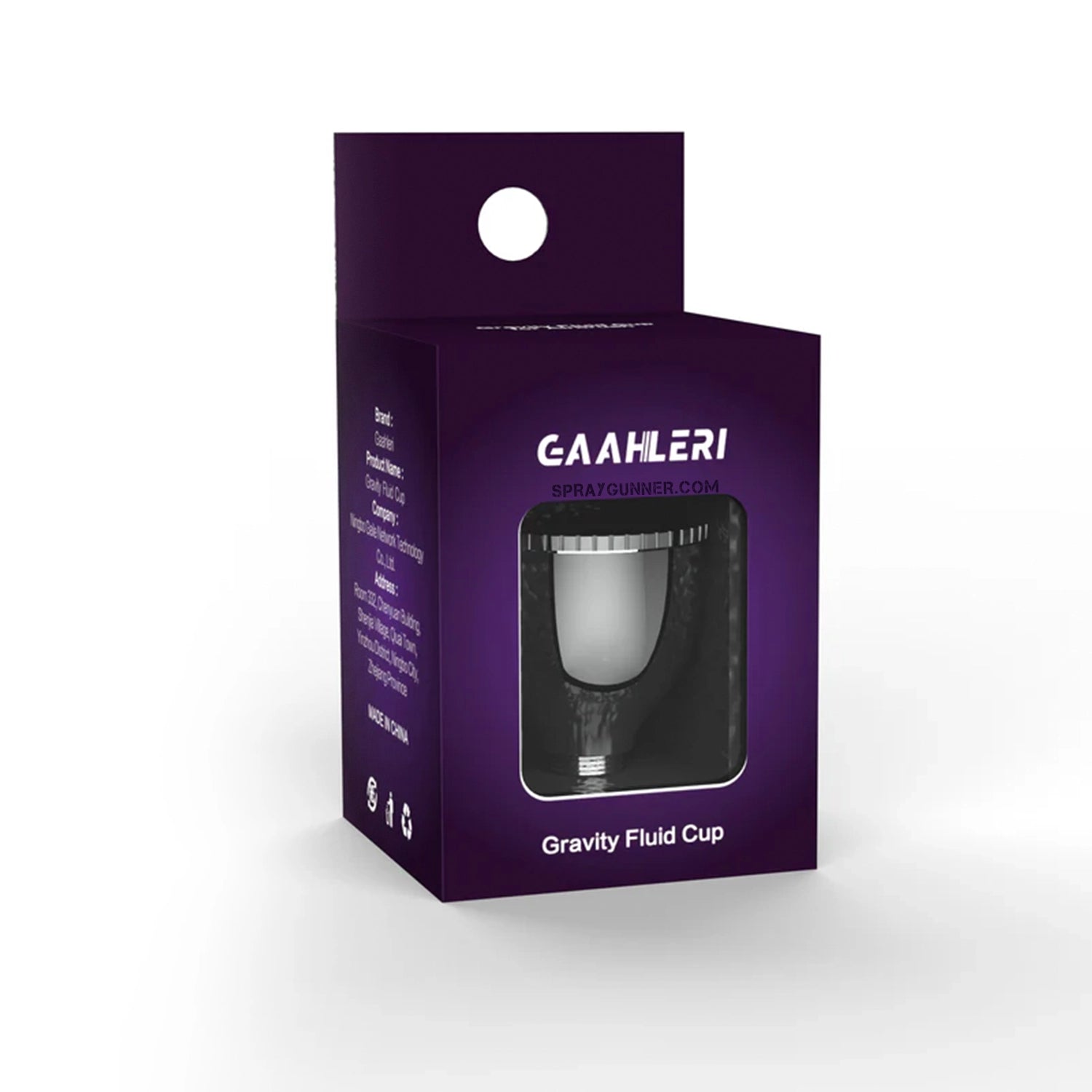 GAAHLERI Airbrush Smooth Level Gravity Fluid Cup 1/4 OZ - Urbanlystore