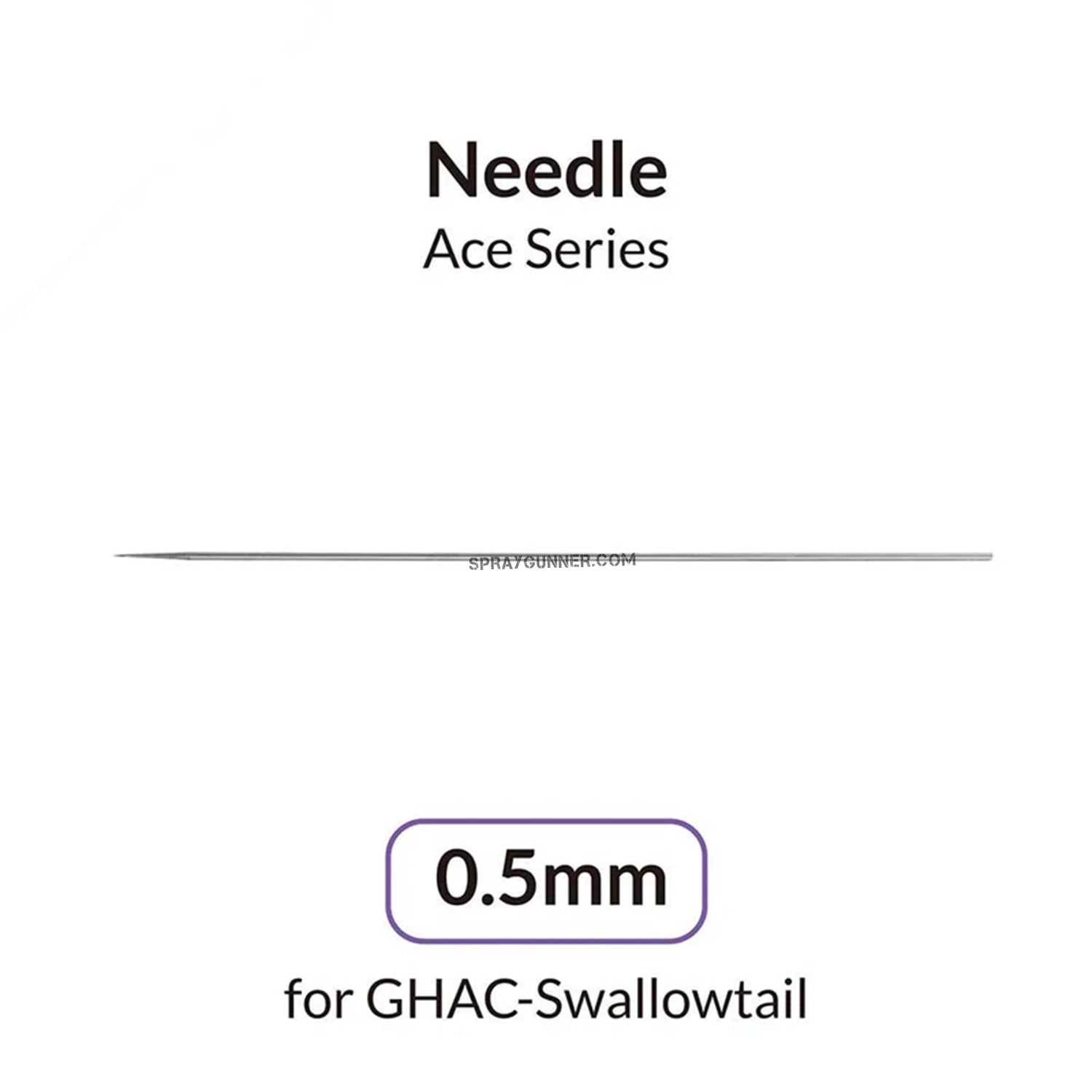 GAAHLERI Airbrush 0.5mm High-Durability Needle for GHAC-Swallowtail - Urbanlystore