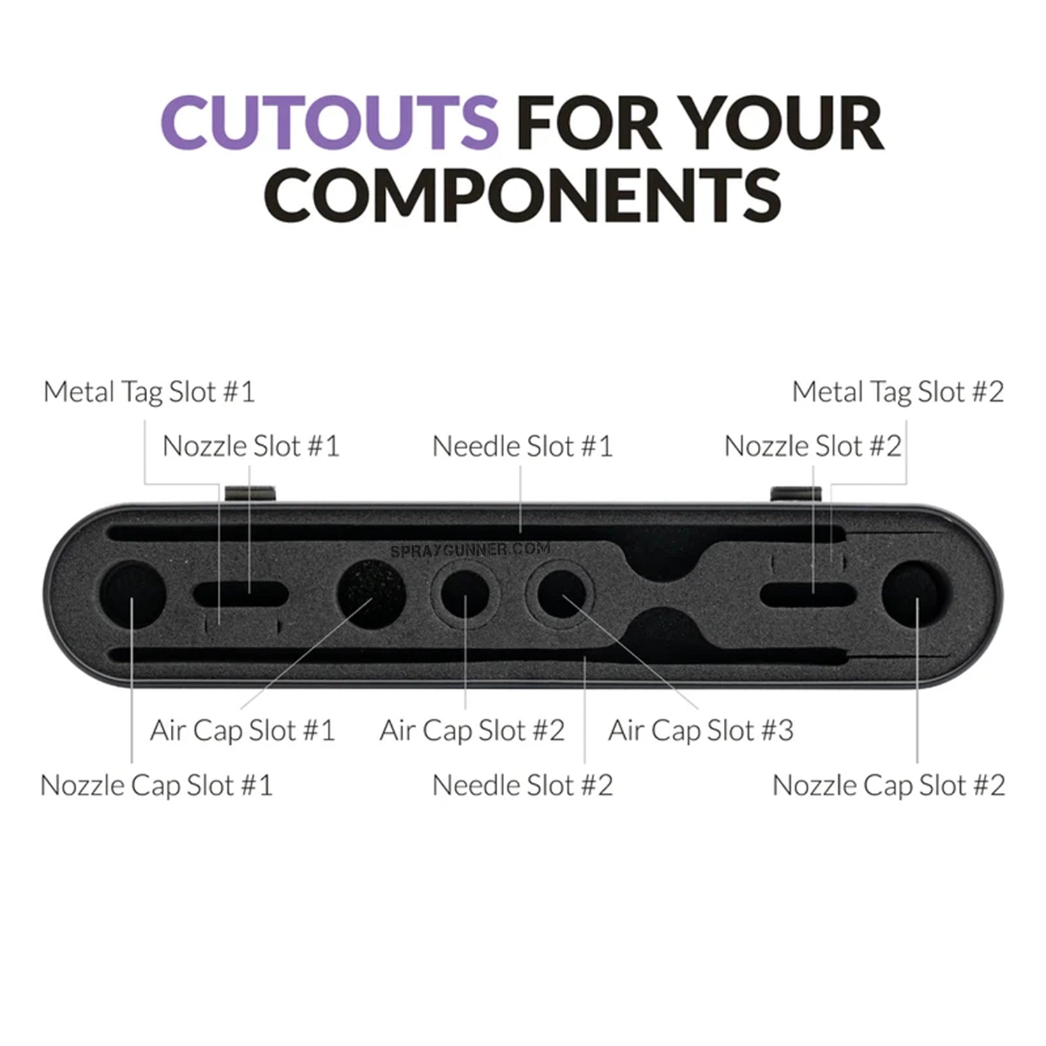 GAAHLERI Airbrush Storage Box - Urbanlystore