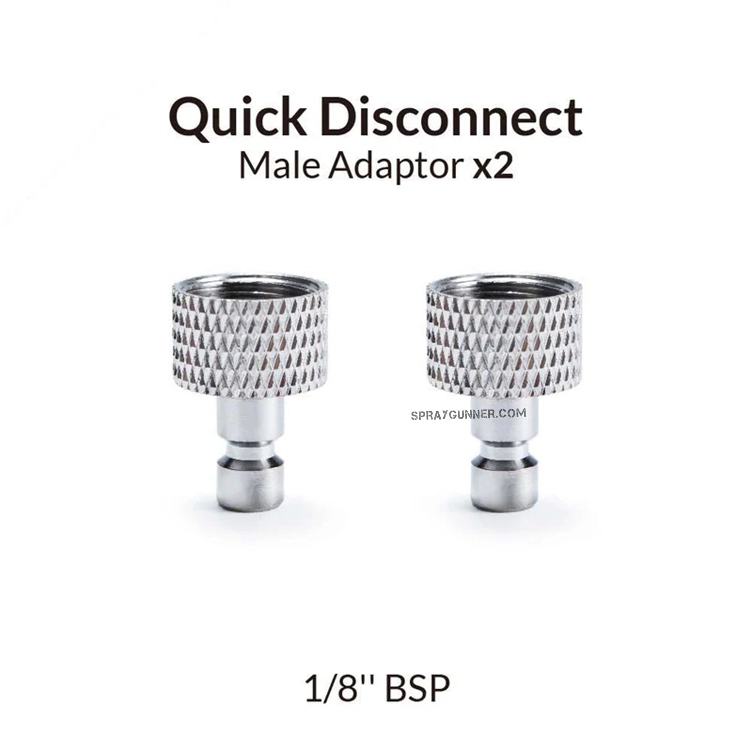 GAAHLERI Airbrush Quick Male Adapter (2PCS) - Urbanlystore