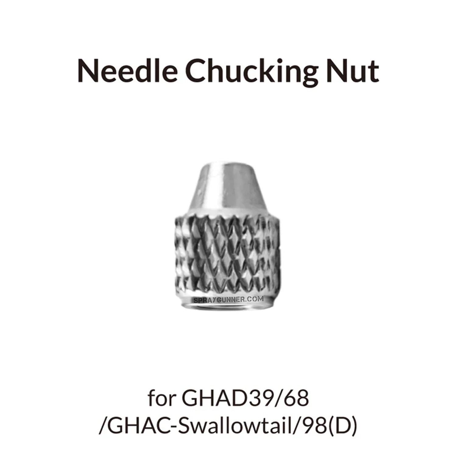 GAAHLERI Airbrush Needle Chucking Nut for GHAD39/68/Swallowtail/98D - Urbanlystore