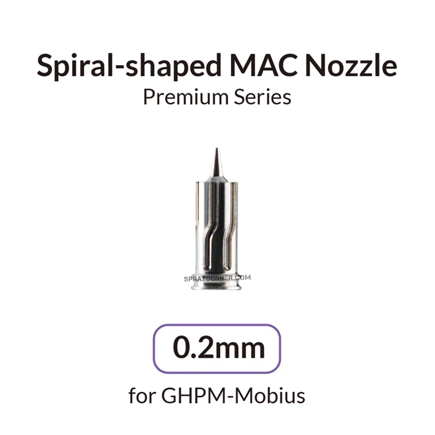 GAAHLERI Airbrush Mobius 0.2mm Nozzle - Urbanlystore