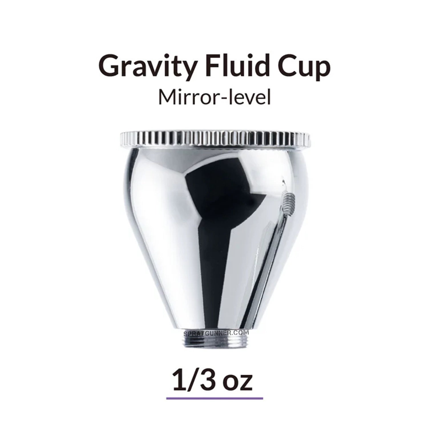 GAAHLERI Airbrush Ultra Mirror Level Cup 1/3 OZ - Urbanlystore