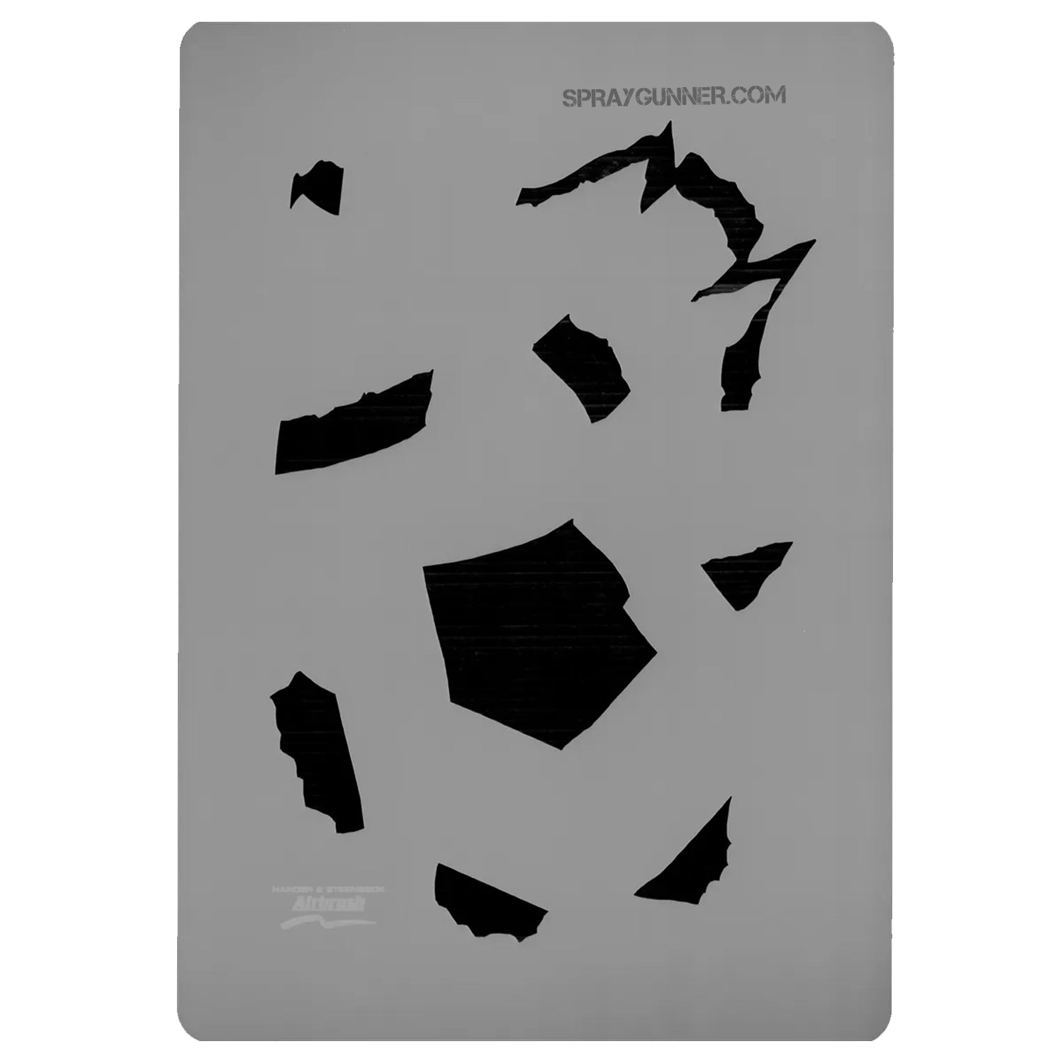 Harder and Steenbeck Airbrushing stencil "steel crack" - Urbanlystore