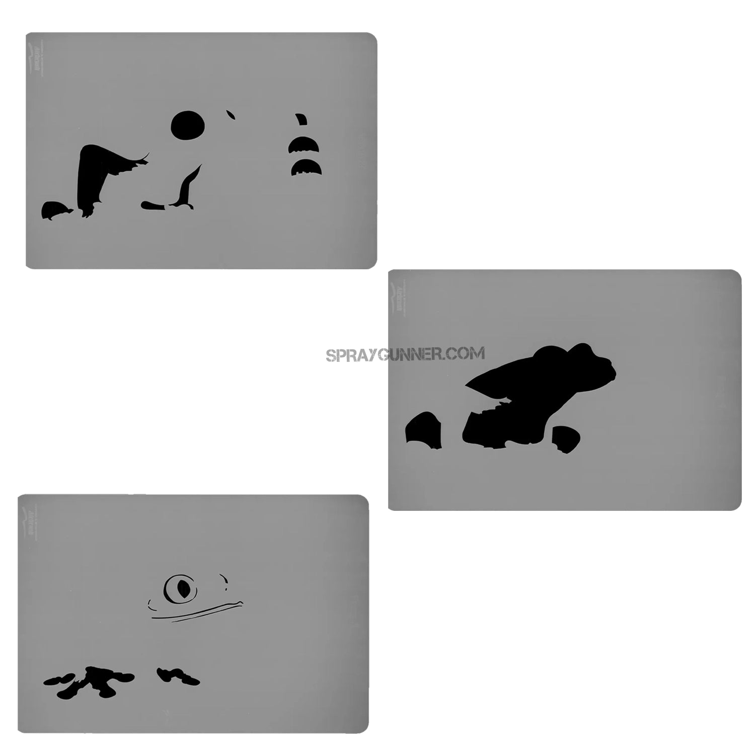 Harder and Steenbeck Airbrushing stencil set "Frog Wildlife" - Urbanlystore
