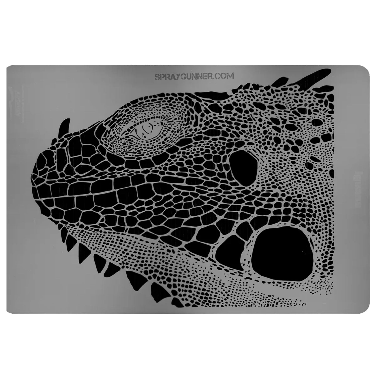 Harder and Steenbeck Airbrushing stencil "Iguana Wildlife" - Urbanlystore