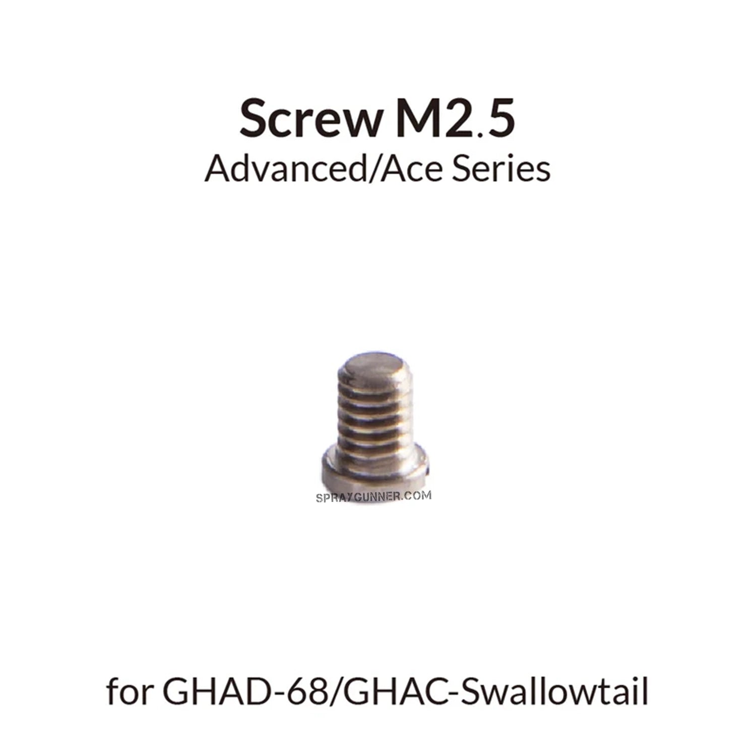 GAAHLERI Airbrush Screw M2.5 for GHAD-68/Swallowtail - Urbanlystore
