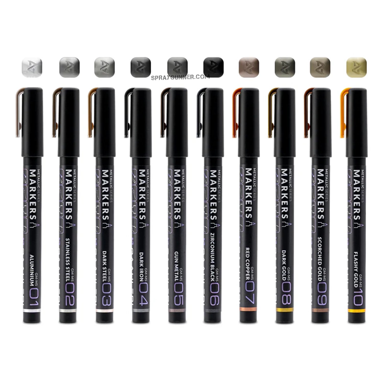 GAAHLERI Metallic Series Marker Set - Urbanlystore