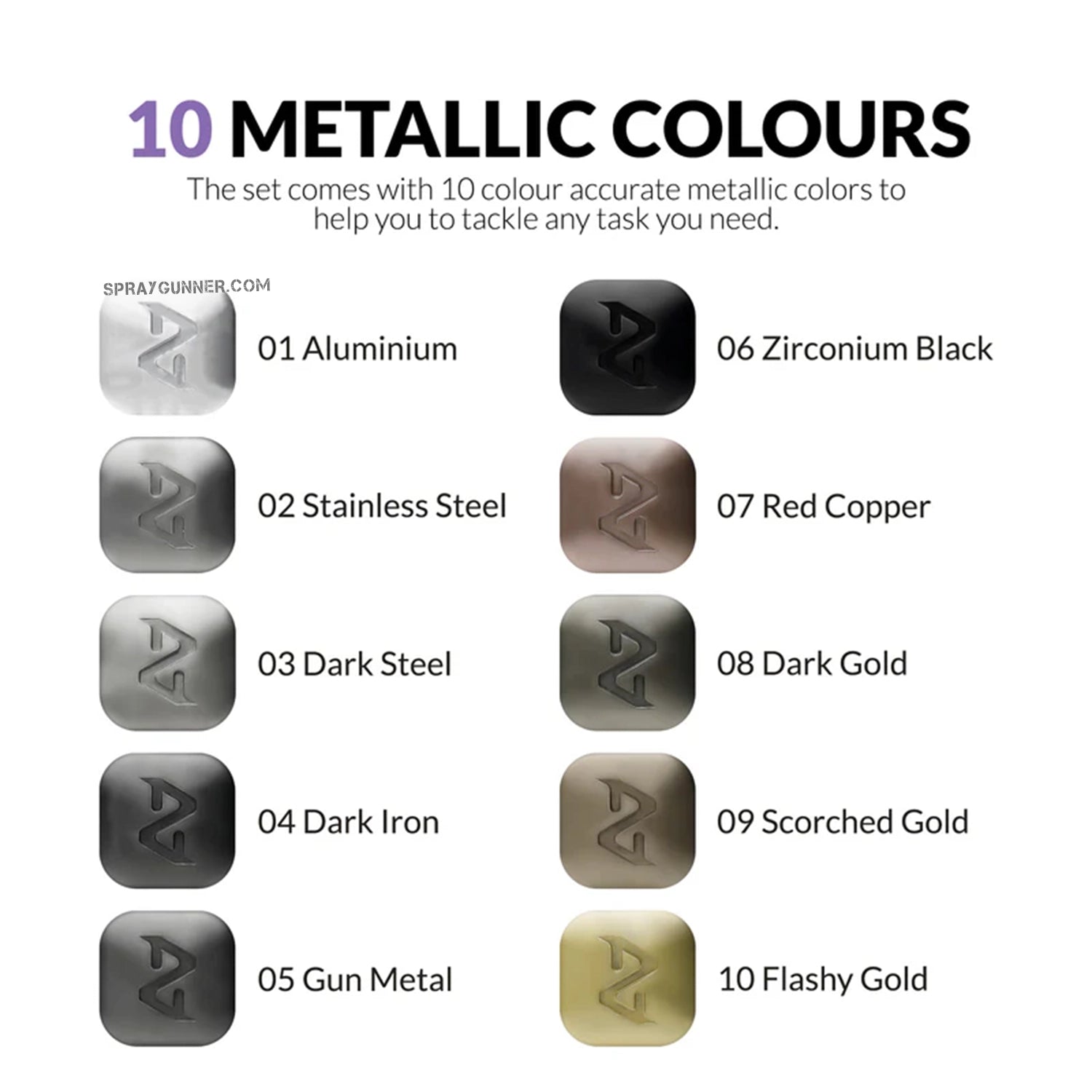 GAAHLERI Metallic Series Marker Set - Urbanlystore