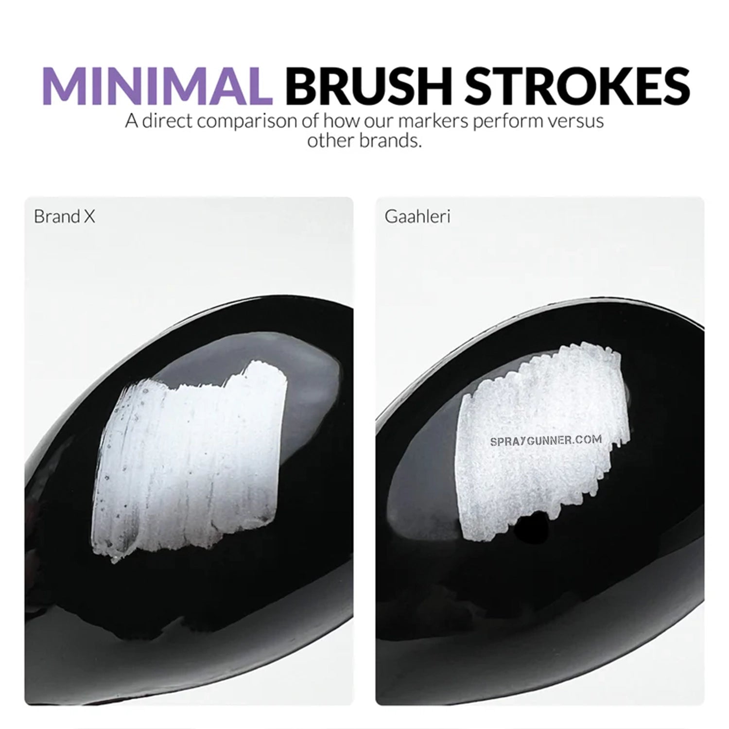 GAAHLERI Metallic Series Markers X6 Flashy Gold - Urbanlystore