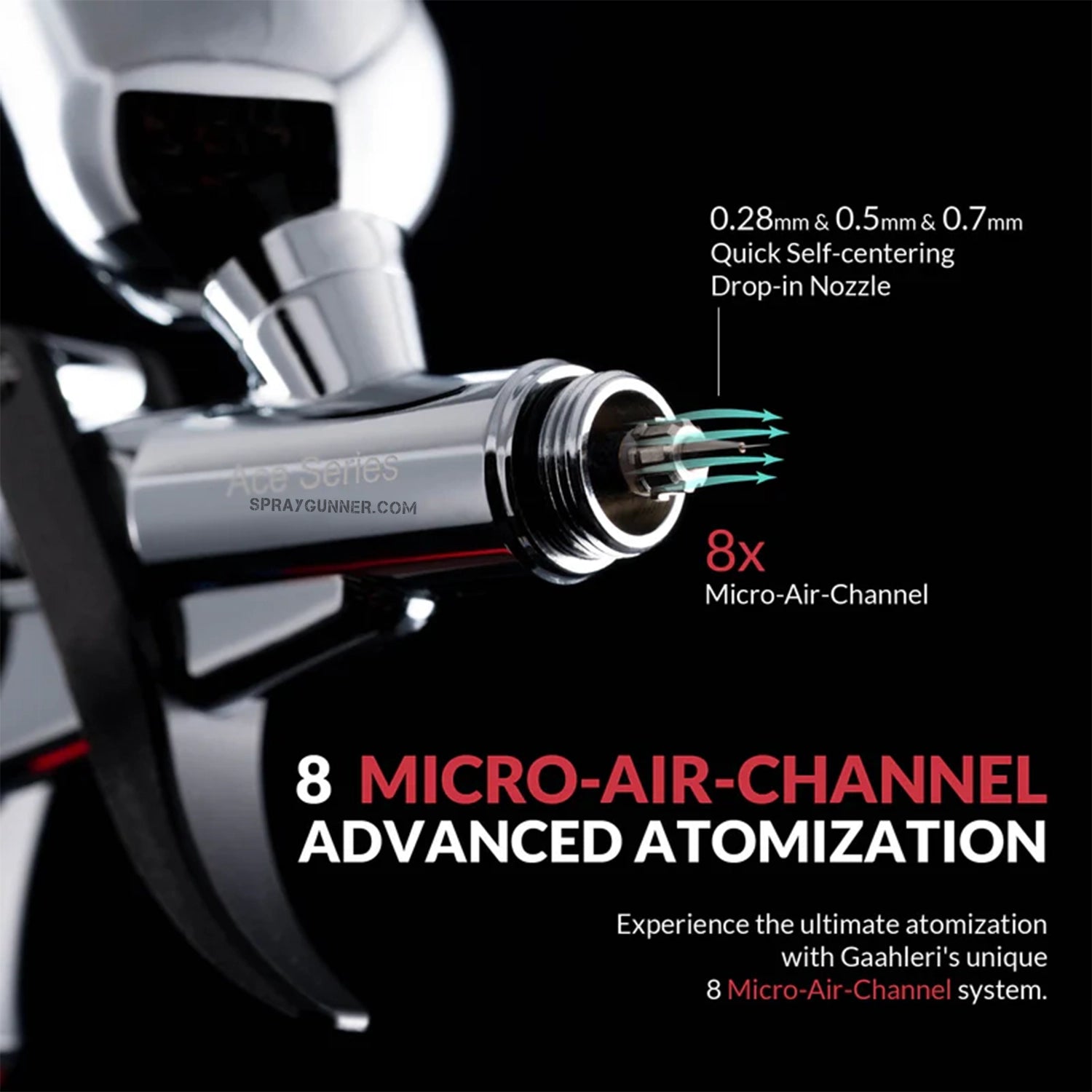 GAAHLERI Ace Series GHAC-Swallowtail & Studio G Airbrush - Urbanlystore