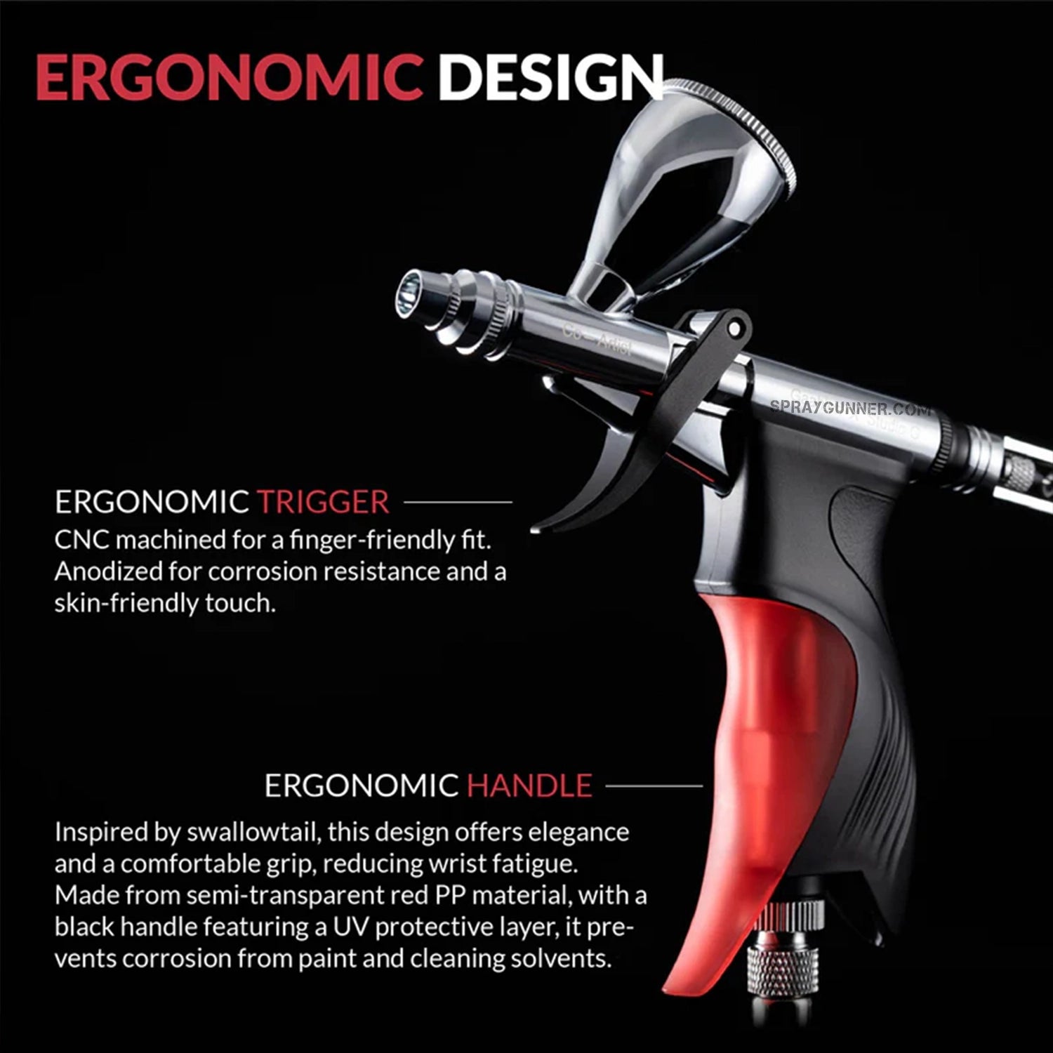 GAAHLERI Ace Series GHAC-Swallowtail & Studio G Airbrush - Urbanlystore