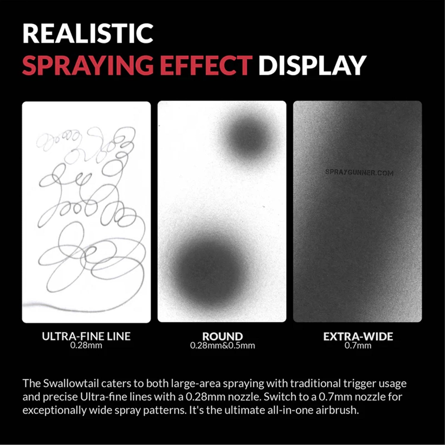 GAAHLERI Ace Series GHAC-Swallowtail & Studio G Airbrush - Urbanlystore