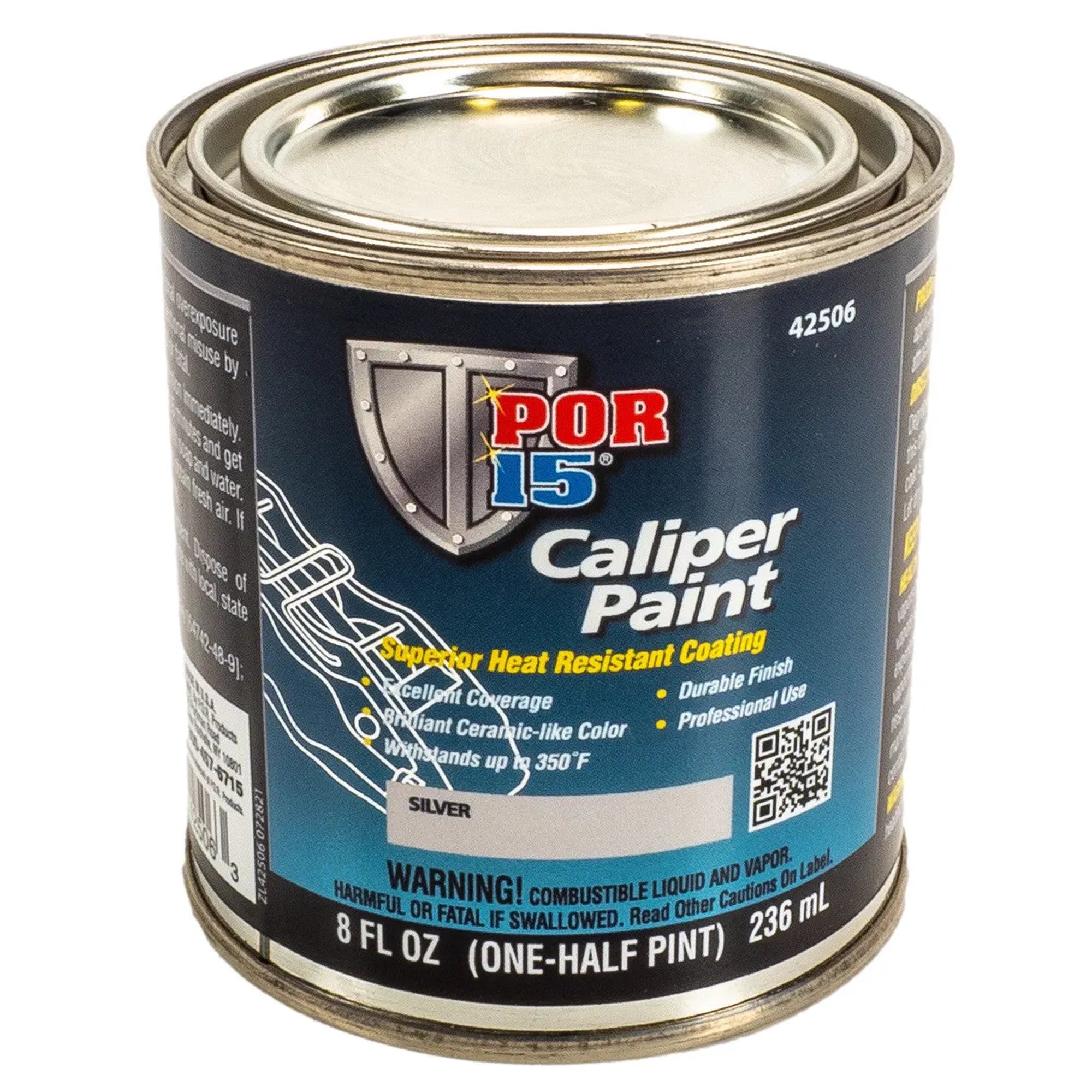 Caliper paint for high heat application