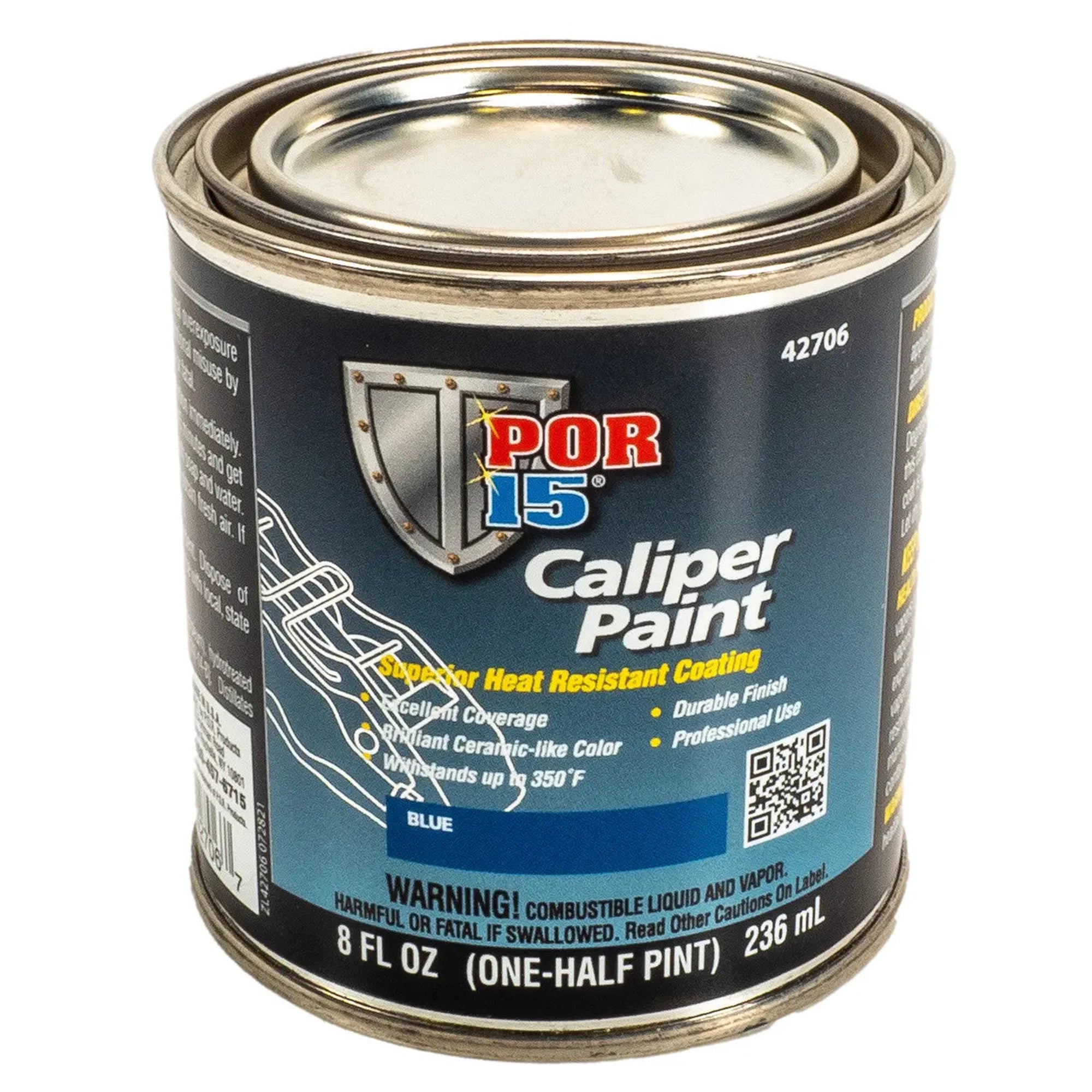 Caliper paint for high heat application