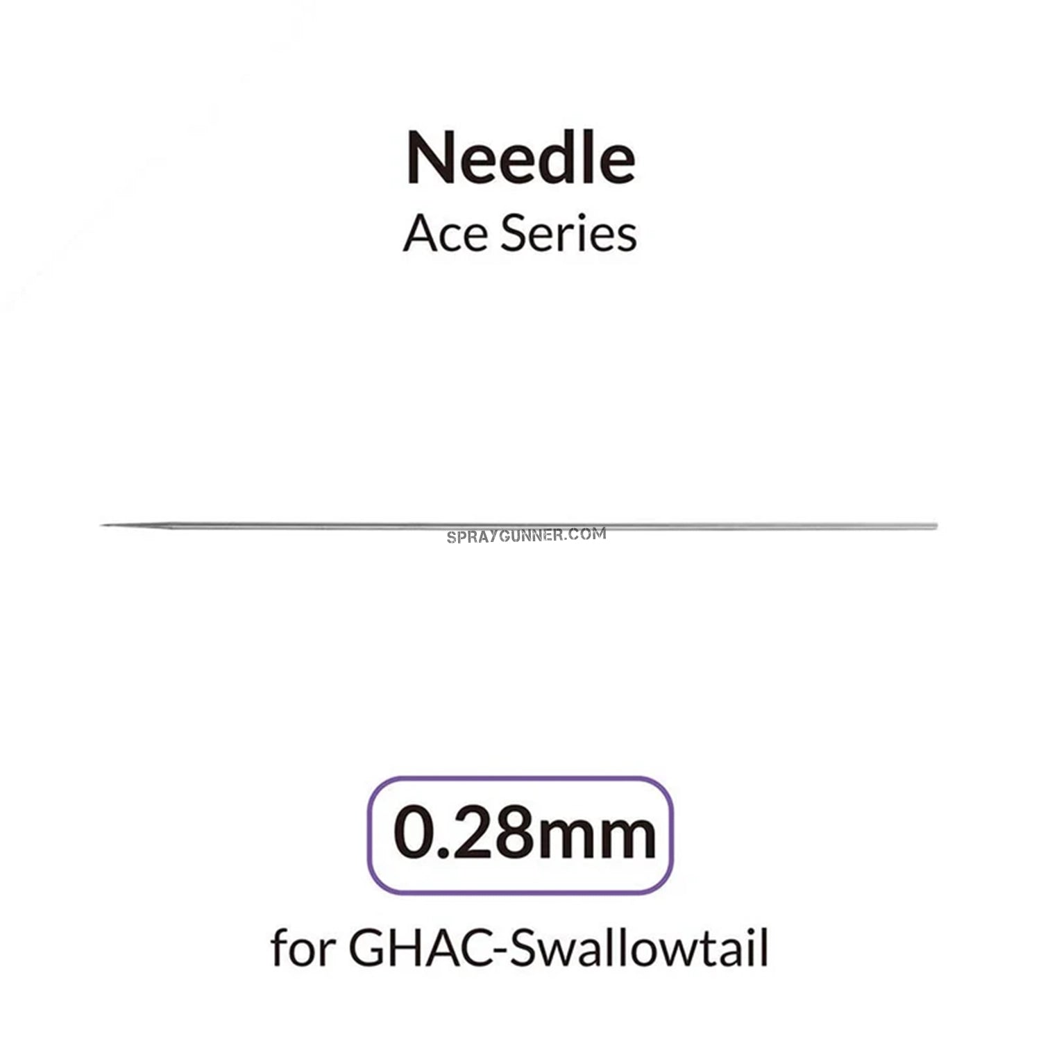 GAAHLERI Airbrush 0.28mm High-Durability Needle for GHAC-Swallowtail - Urbanlystore