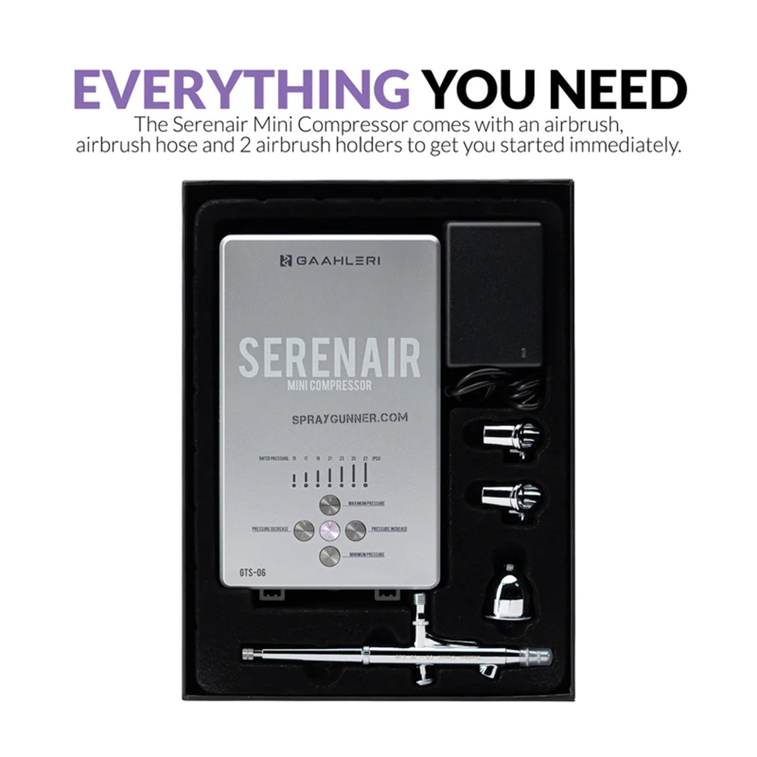 GAAHLERI Ambition Series GTS-06 Serenair Mini Compressor (US Ver.) - Urbanlystore