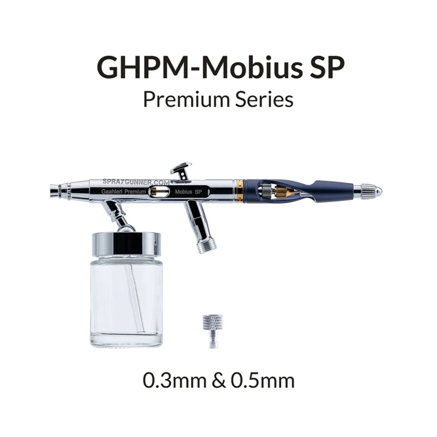 GAAHLERI Premium Series GHPM-Mobius SP 0.3 & 0.5 mm Airbrush - Urbanlystore